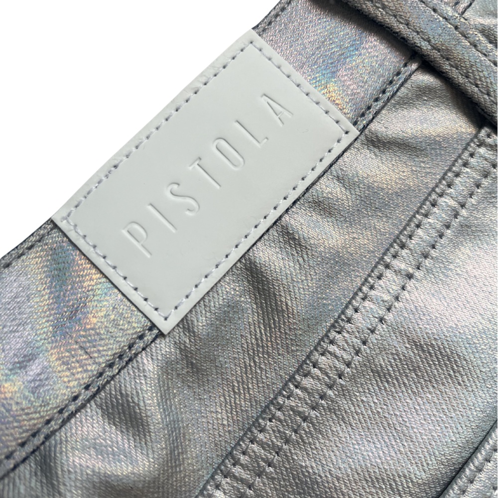 NWT Pistola High Rise Straight Cassie Coated Prism Jeans | Size 29 - Picture 9 of 15